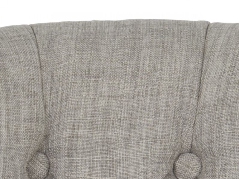 Serene Irvine Grey Fabric Chair