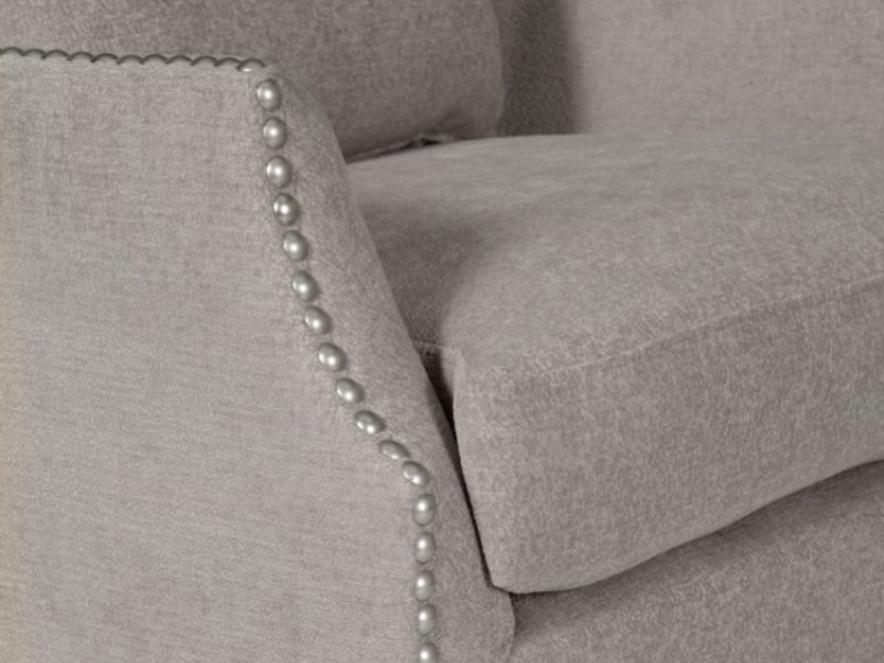 Serene Stirling Silver Fabric Chair