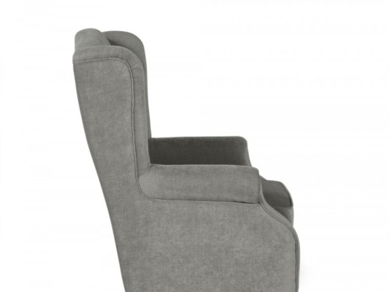 Serene Perth Grey Fabric Chair