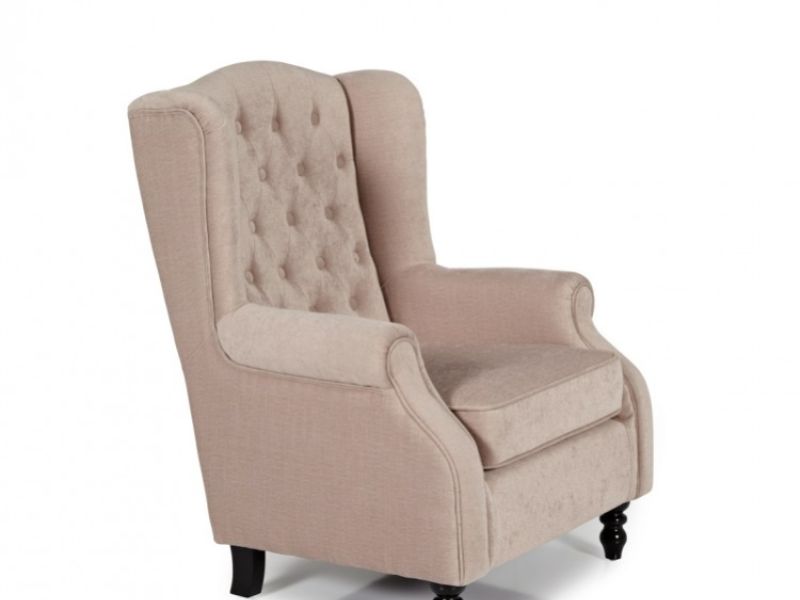 Serene Perth Mink Fabric Chair