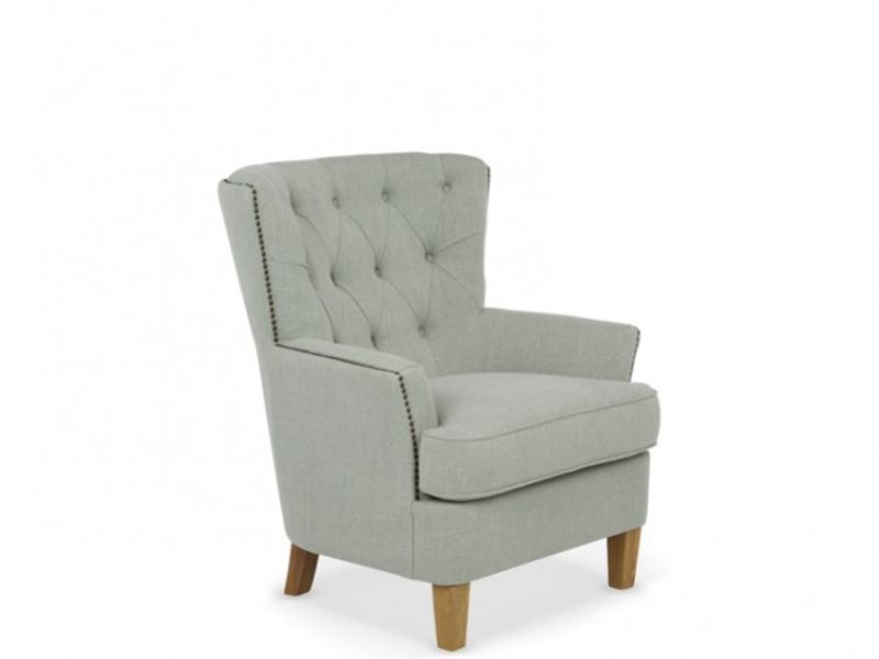 Serene Selkirk Duck Egg Fabric Chair