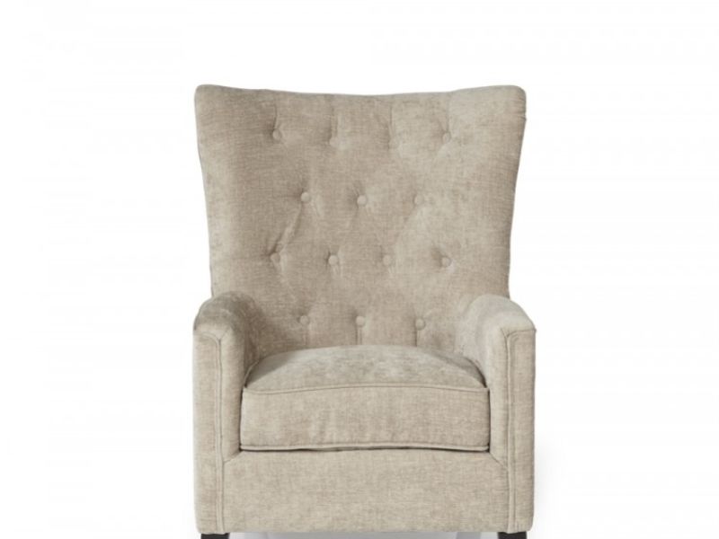 Serene Dunbar Mink Fabric Chair