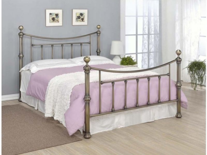 Sleep Design Stratford 4ft6 Double Brass Metal Bed Frame