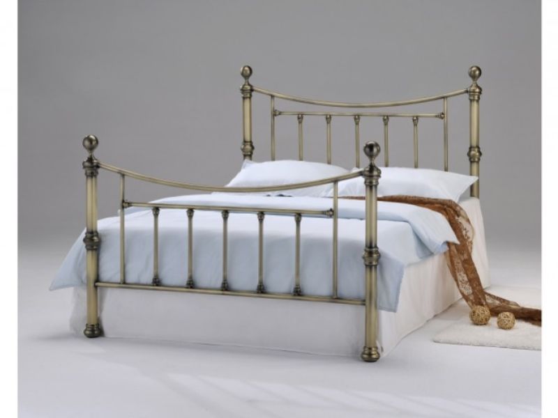 Sleep Design Stratford 4ft6 Double Brass Metal Bed Frame