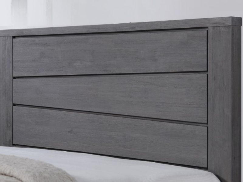 Sleep Design Gawsworth 5ft Kingsize Grey Wooden Bed Frame