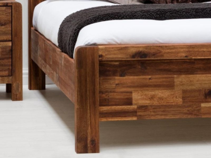 Sleep Design Chester 4ft6 Double Rustic Wooden Bed Frame