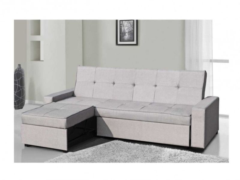 Sleep Design Seattle Grey Fabric Sofa Bed