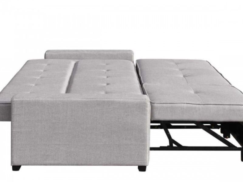 Sleep Design Seattle Grey Fabric Sofa Bed