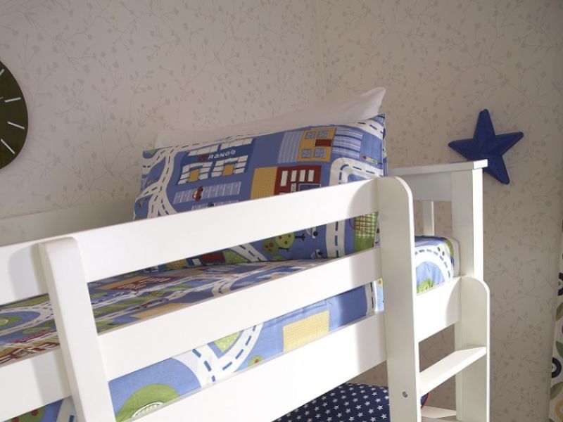 GFW Novaro White Wooden Bunk Bed