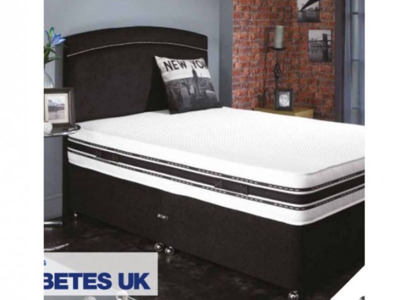 La Romantica Latex Edge 1000 Pocket 6ft Super Kingsize Divan Bed