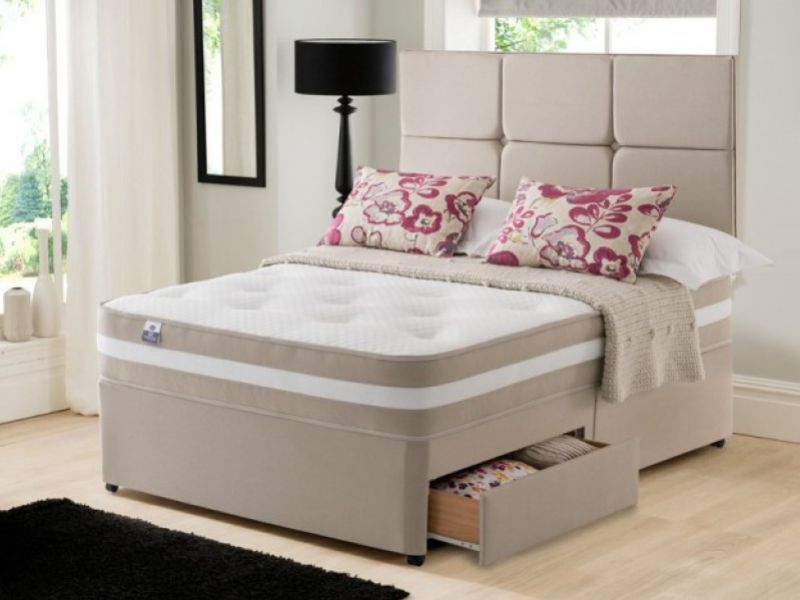 Silentnight Torino 3ft Single 1000 Mirapocket Memory Divan Bed