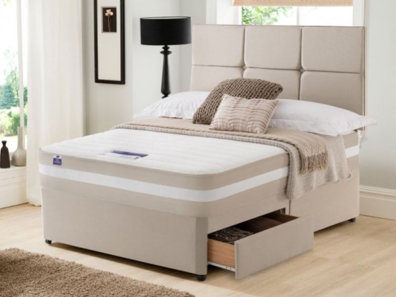 Silentnight Moscow 3ft Single 1200 Mirapocket With Memory Divan Bed