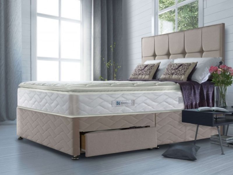 Sealy Nostromo Latex 1400 Pocket 3ft Single Divan Bed