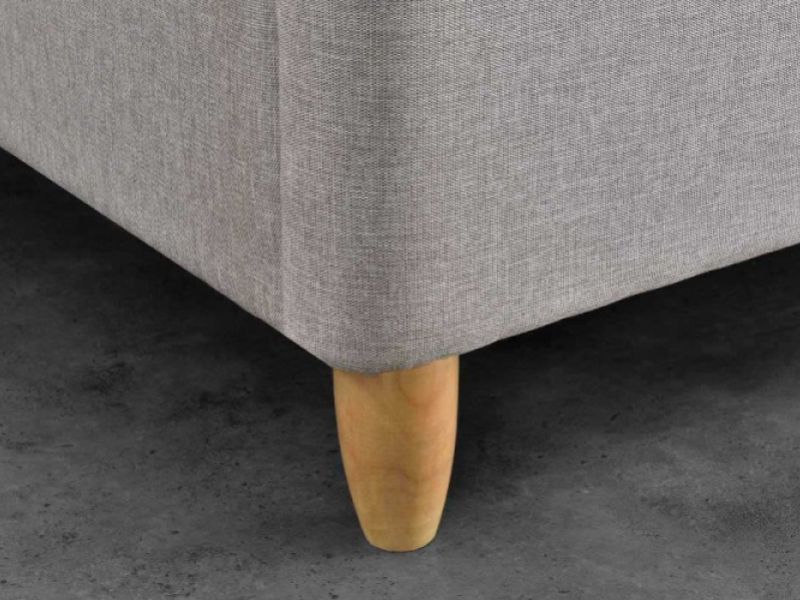 Sleep Design Kensington 5ft Kingsize Grey Fabric Bed Frame