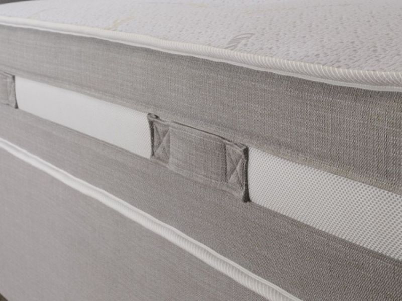 La Romantica Monaco 6ft Super Kingsize 1000 Pocket Sprung with Latex Divan Bed