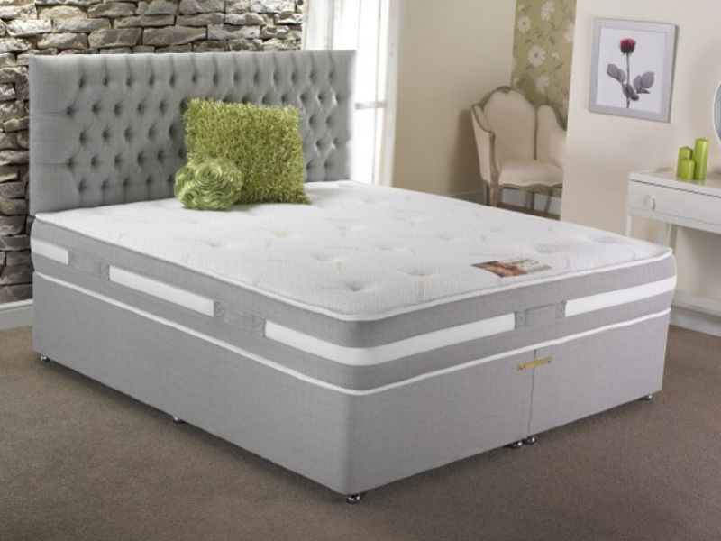 La Romantica Monaco 4ft Small Double 1000 Pocket Sprung with Latex Mattress