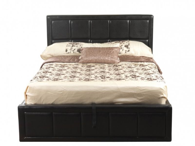 Sweet Dreams Tern Black 4ft Small Double Ottoman Bed Frame