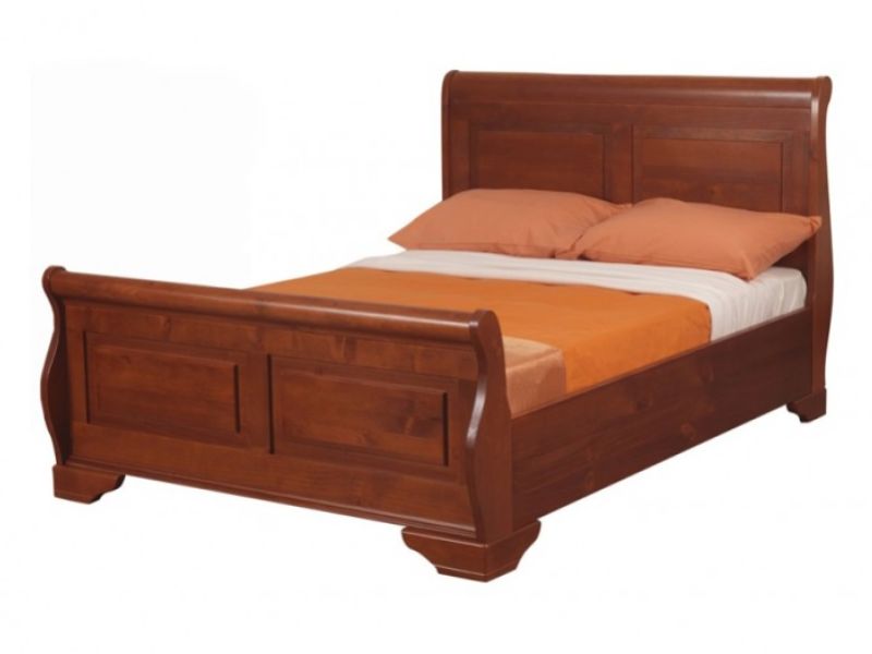Sweet Dreams Jackdaw 4ft 6 Double Wild Cherry Wooden Bed Frame