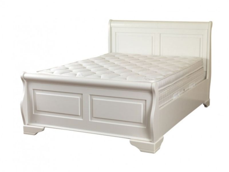 Sweet Dreams Jackdaw 4ft6 Double White Wooden Bed Frame