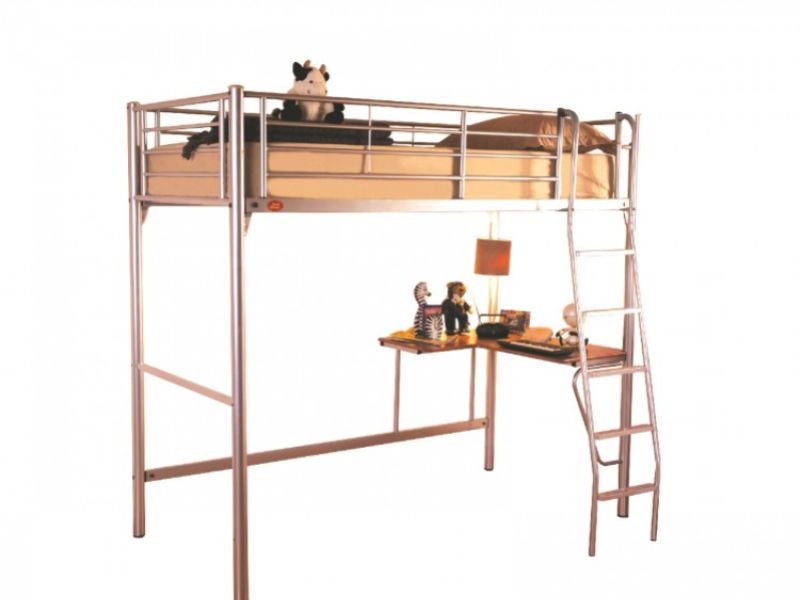 Sweet Dreams Opal Metal High Sleeper Bed Frame