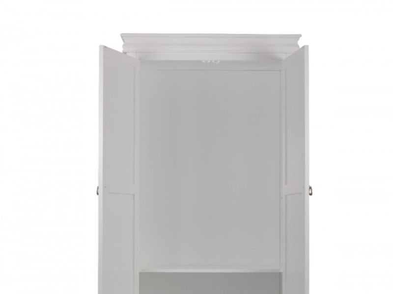 Sweet Dreams Storm White 2 Door Wardrobe