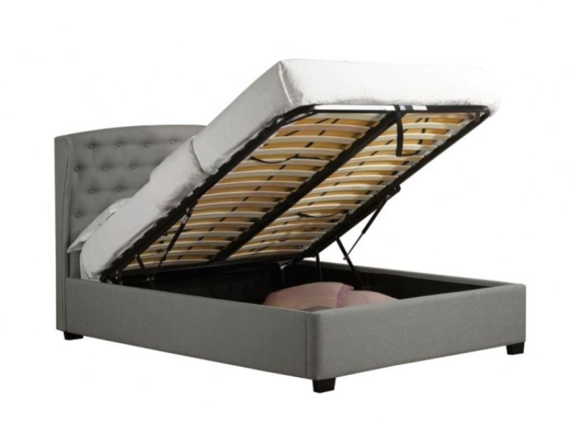 Sweet Dreams Toronto 4ft6 Double Wheat Fabric Ottoman Bed Frame