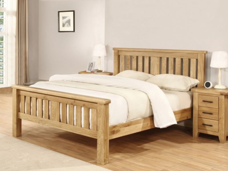 Sweet Dreams Lawrence 5ft Kingsize Solid Oak Bed Frame