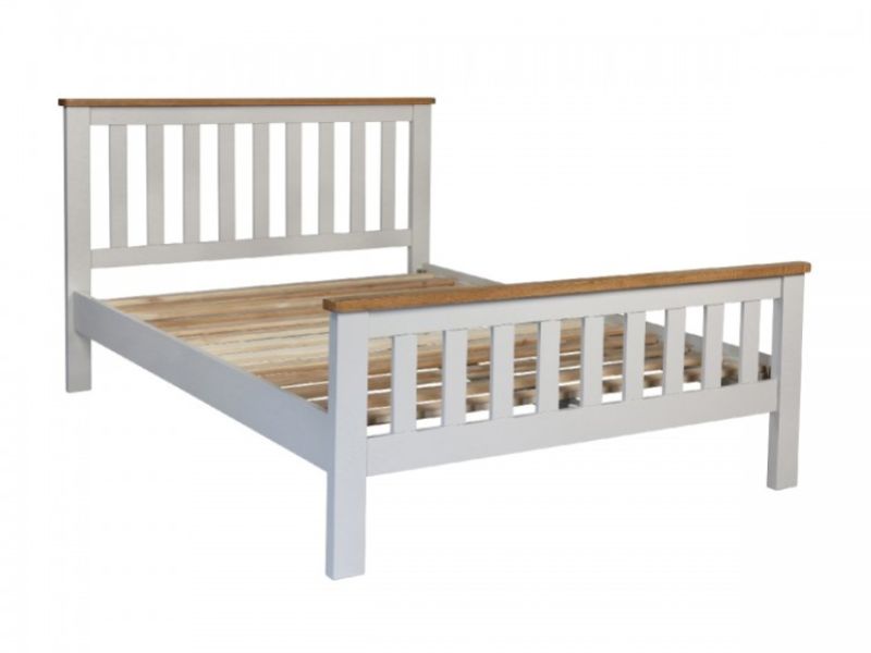 Sweet Dreams Cooper 3ft Single Grey And Oak Wooden Bed Frame