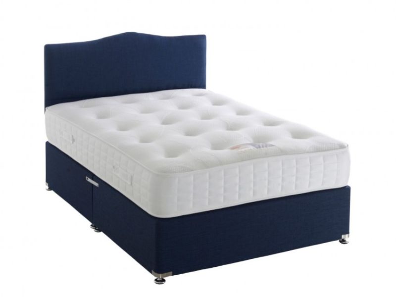 Dura Bed Pocket Plus Memory 6ft Super Kingsize Divan Bed 1000 Pocket Springs and Memory Foam