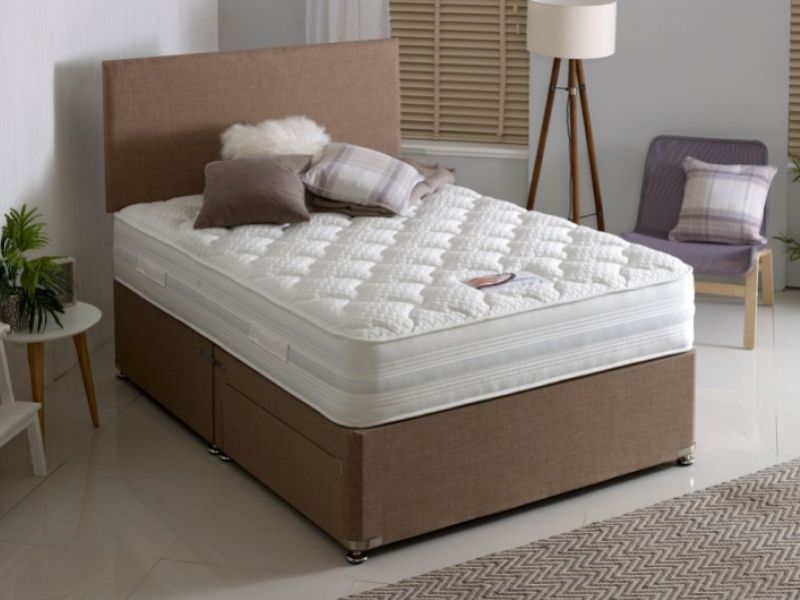 Dura Bed Memorize 4ft6 Double Divan Bed with Memory Foam