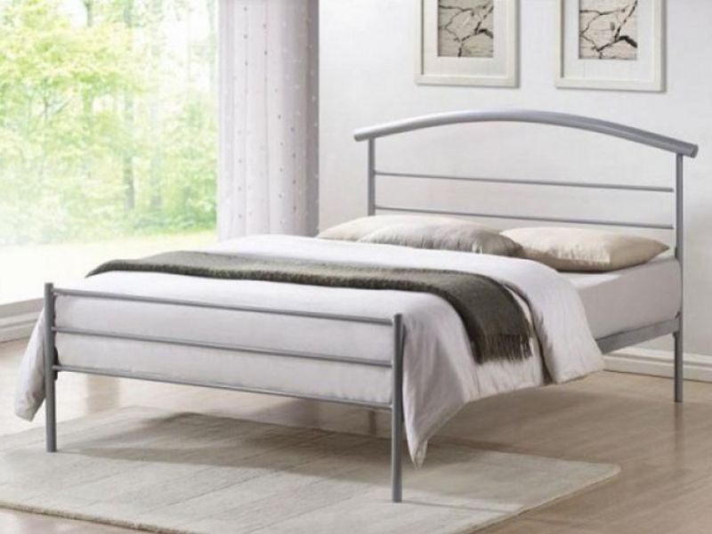 Time Living Brennington 3ft Single Silver Metal Bed Frame