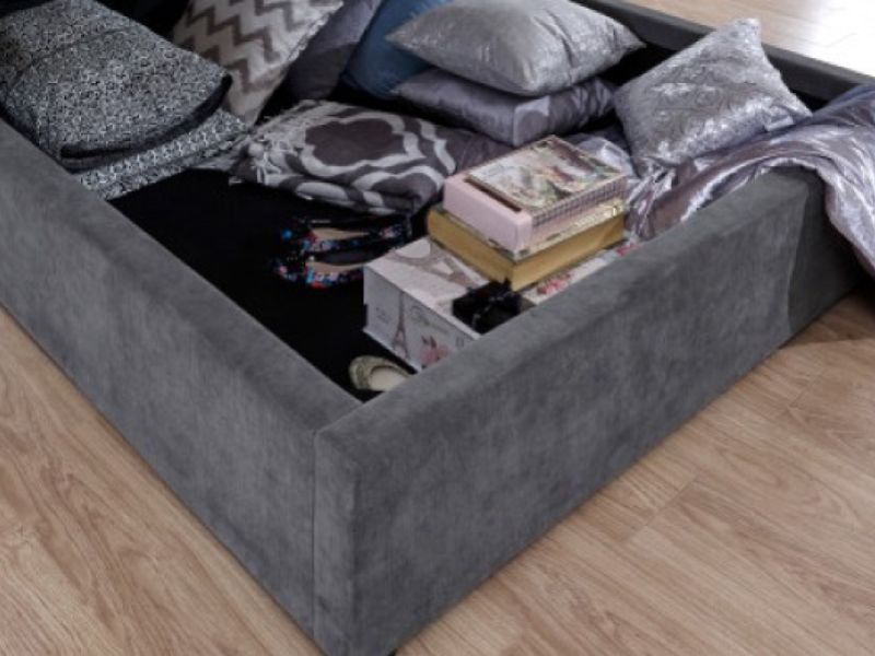 Dakota fabric ottoman bed cheap frame