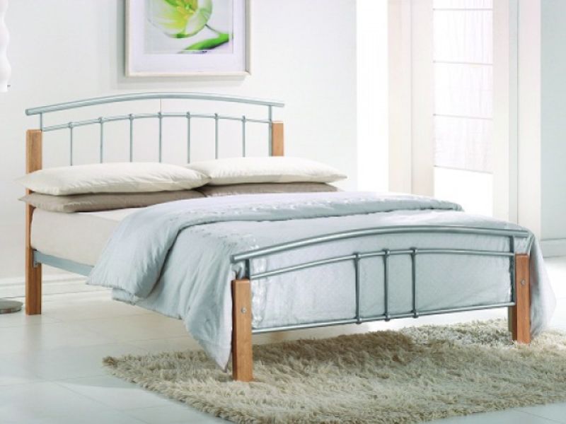 Time Living Tetras 3ft Single Silver Metal Bed Frame