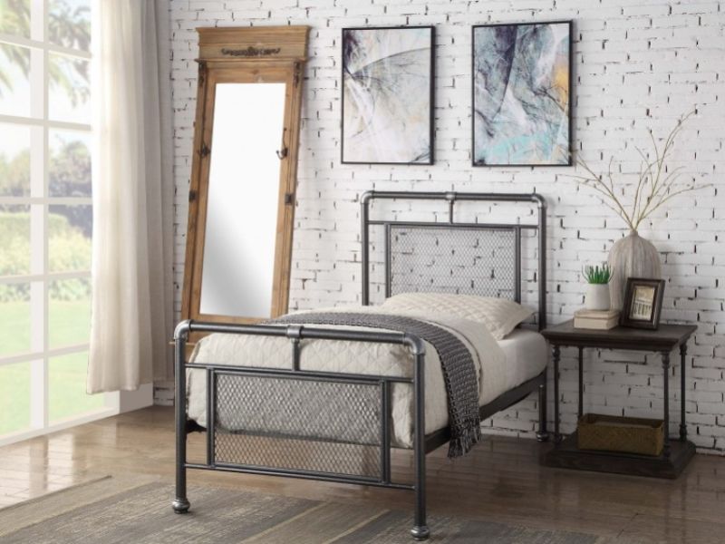 Flintshire Hope 3ft Single Metal Bed Frame