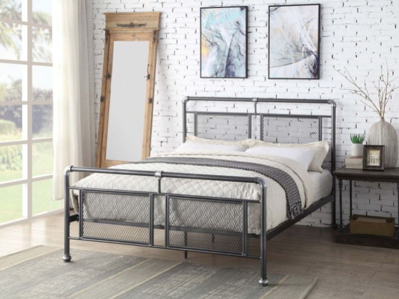 Flintshire Hope 5ft Kingsize Metal Bed Frame
