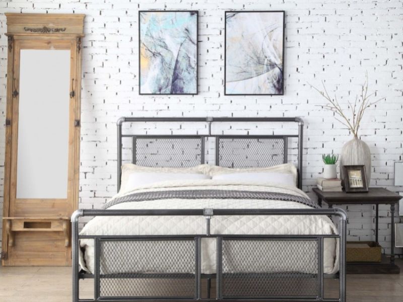 Flintshire Hope 4ft6 Double Metal Bed Frame