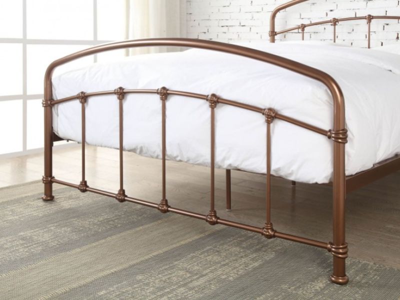 Flintshire Mostyn 4ft6 Double Rose Metal Bed Frame