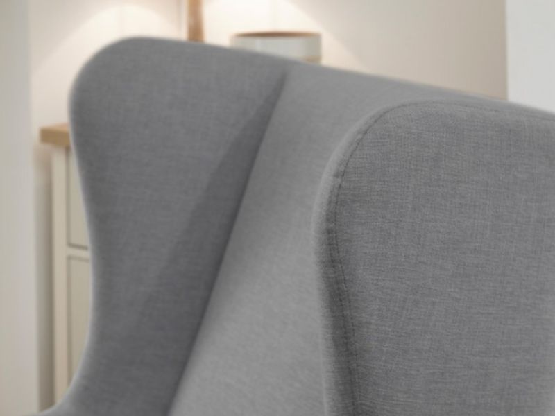 GFW Hamish Wing Chair In Mid Grey