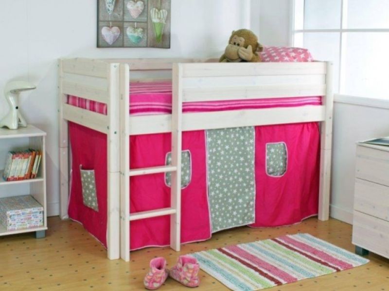 Thuka Trendy Shorty C Midsleeper Bed With Straight Ladder