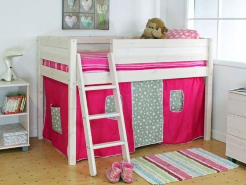 Thuka Trendy Shorty C Midsleeper Bed With Slanting Ladder