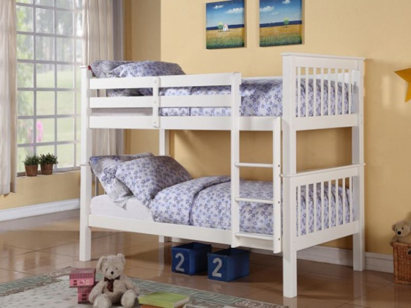 Time Living Devon White Bunk Bed