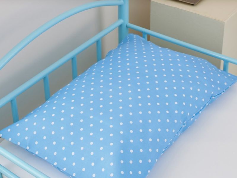 Kidsaw Starter Junior Blue Metal Bed Frame Bundle