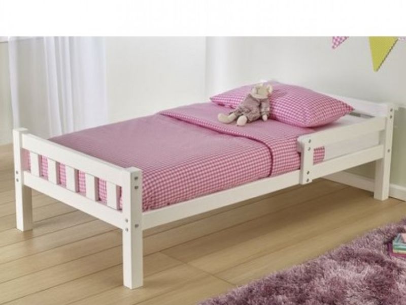Kidsaw Starter Junior Wooden Bed Frame Bundle - Pink
