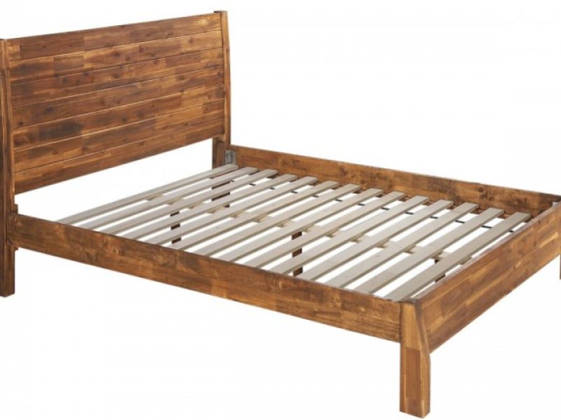 Sleep Design Astbury 4ft6 Double Caramel Wooden Bed Frame