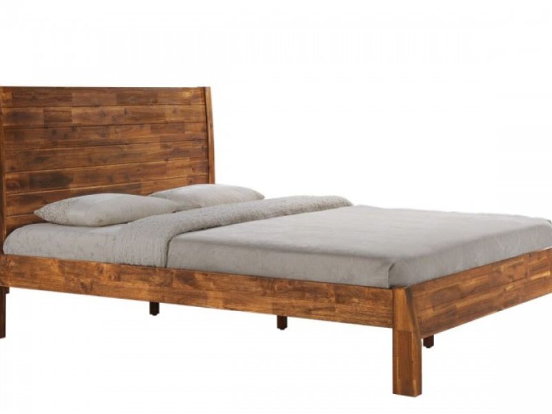 Sleep Design Astbury 5ft Kingsize Caramel Wooden Bed Frame