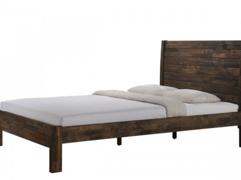 Sleep Design Astbury 5ft Kingsize Teak Finish Wooden Bed Frame