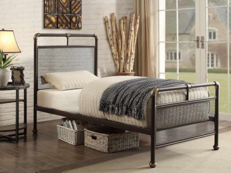 Sleep Design Cambridge 3ft Single Metal Bed Frame