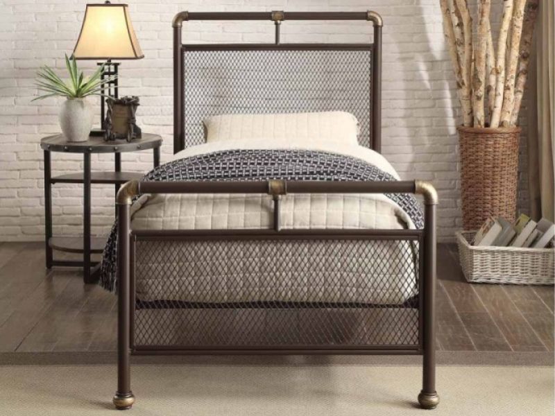 Sleep Design Cambridge 3ft Single Metal Bed Frame