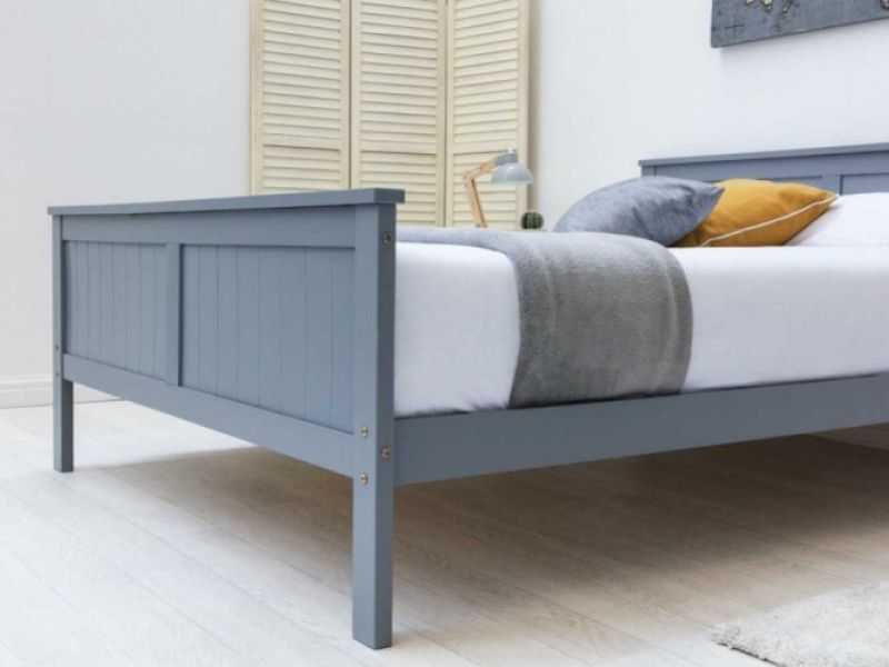 Sleep Design Tabley 5ft Kingsize Grey Wooden Bed Frame