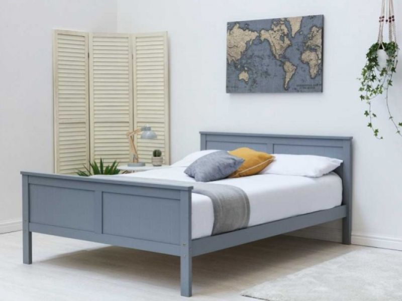 Sleep Design Tabley 5ft Kingsize Grey Wooden Bed Frame